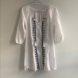 J Crew Factory White Beach Coverup size XS